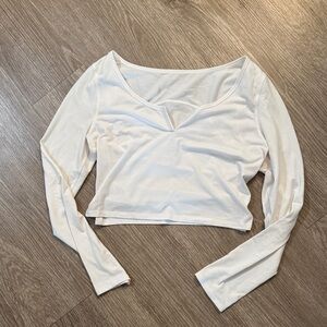 lululemon athletica henley LS top